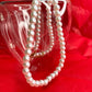 Cadena de perla para dama, joyeria femenina para uso diarios.