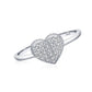 Anillo de corazón de Plata 925 para dama anillo de promesa, joyería minimalista