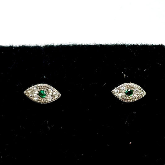 Aritos de ojos turcos verdes