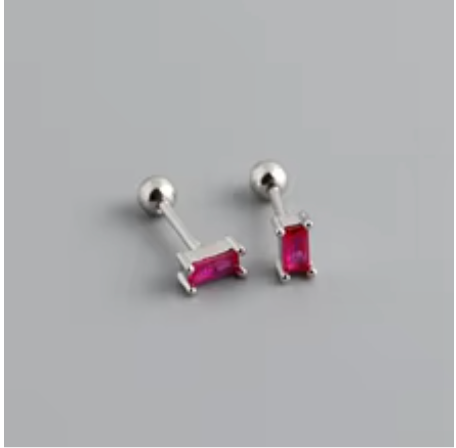 Red Silver Piercing