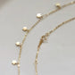 Cadena/ choker de estrellas de Plata 925 con baño oro de 14K joyería fina accesorios minimalistas