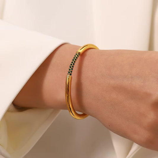 FABS0152	Green Minimalism Bracelet